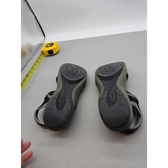 Clarks Collection in Motion sport walking comfort sandals Gray Strap Size 10M - Picture 5 of 6